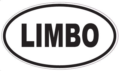 LIMBO - Oval Sticker