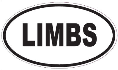 LIMBS - Oval Sticker