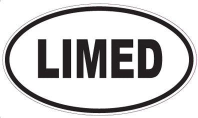 LIMED - Oval Sticker