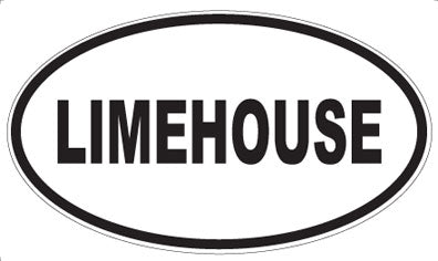 LIMEHOUSE - Oval Sticker