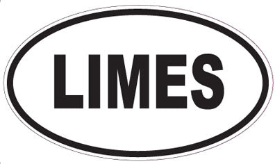 LIMES - Oval Magnet