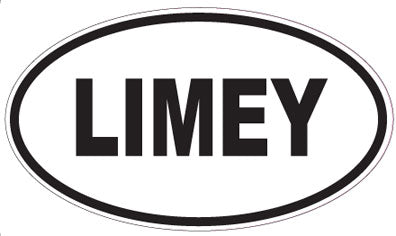 LIMEY - Oval Sticker