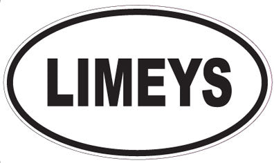LIMEYS - Oval Sticker