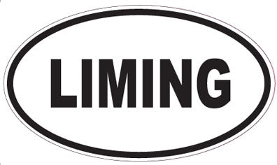 LIMING - Oval Sticker