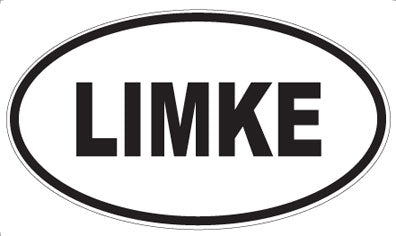 LIMKE - Oval Sticker