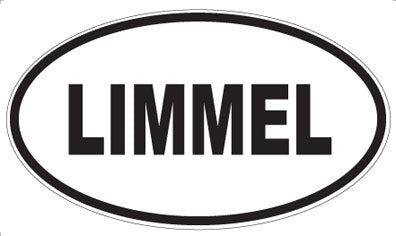 LIMMEL - Oval Sticker