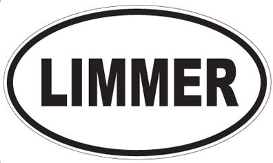 LIMMER - Oval Sticker