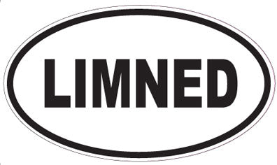 LIMNED - Oval Sticker