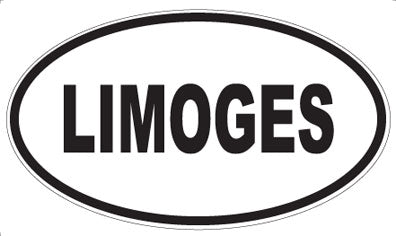 LIMOGES - Oval Magnet