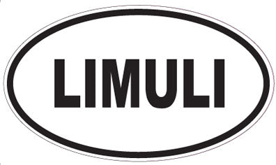 LIMULI - Oval Sticker
