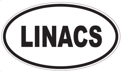 LINACS - Oval Sticker