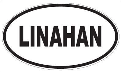 LINAHAN - Oval Magnet