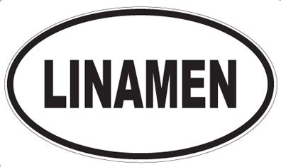 LINAMEN - Oval Sticker