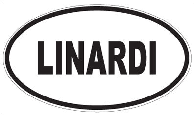 LINARDI - Oval Sticker