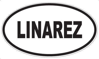 LINAREZ - Oval Sticker