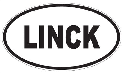 LINCK - Oval Sticker