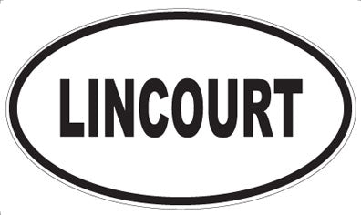 LINCOURT - Oval Sticker