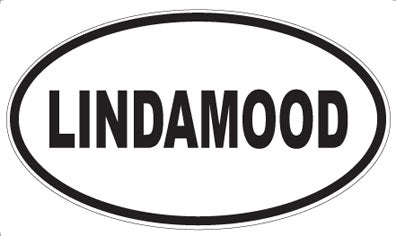LINDAMOOD - Oval Magnet