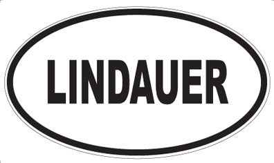LINDAUER - Oval Magnet