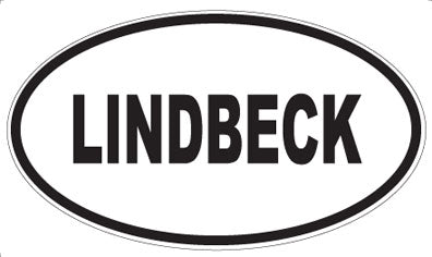 LINDBECK - Oval Sticker