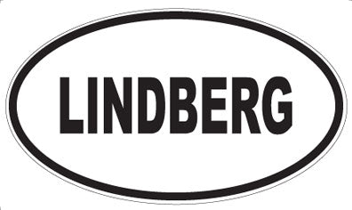 LINDBERG - Oval Magnet