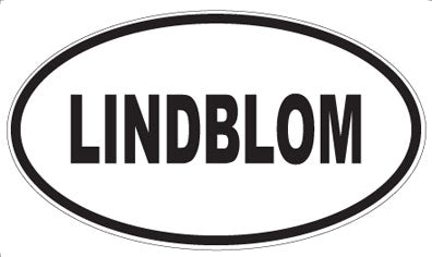 LINDBLOM - Oval Magnet