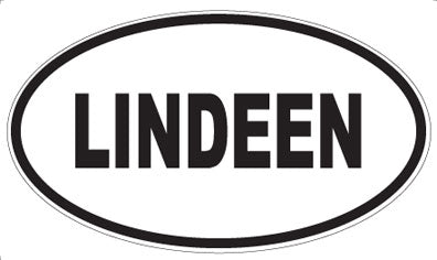 LINDEEN - Oval Magnet