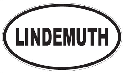 LINDEMUTH - Oval Magnet