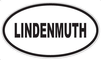 LINDENMUTH - Oval Sticker