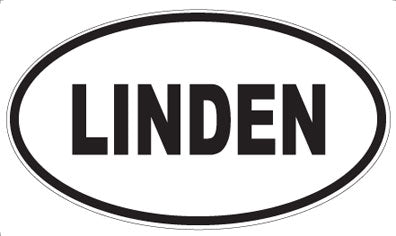 LINDEN - Oval Magnet