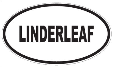 LINDERLEAF - Oval Magnet