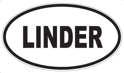 LINDER - Oval Magnet