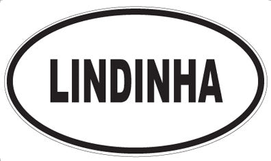 LINDINHA - Oval Sticker