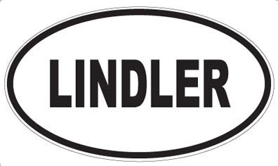 LINDLER - Oval Magnet
