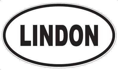 LINDON - Oval Magnet