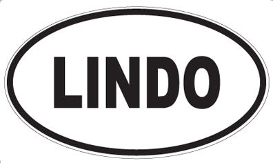 LINDO - Oval Magnet