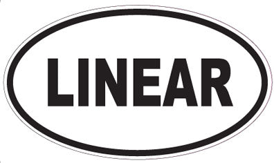 LINEAR - Oval Sticker