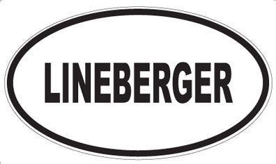 LINEBERGER - Oval Magnet