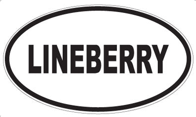 LINEBERRY - Oval Sticker