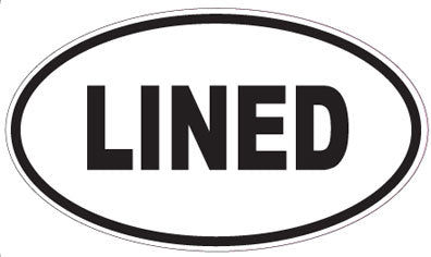 LINED - Oval Magnet