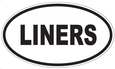 LINERS - Oval Sticker