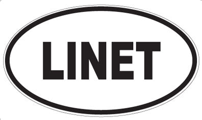 LINET - Oval Sticker