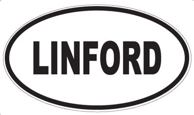 LINFORD - Oval Sticker