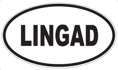 LINGAD - Oval Sticker