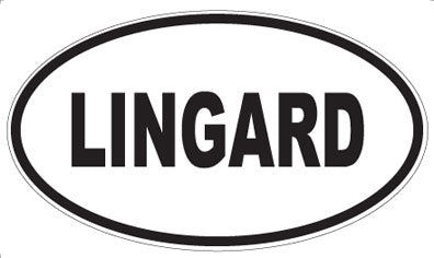 LINGARD - Oval Sticker