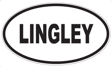 LINGLEY - Oval Sticker