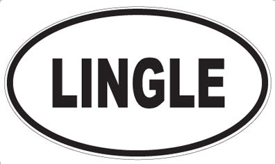 LINGLE - Oval Magnet