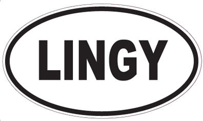LINGY - Oval Magnet