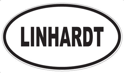 LINHARDT - Oval Sticker