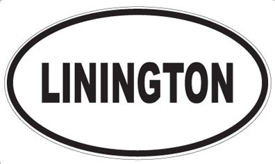 LININGTON - Oval Magnet